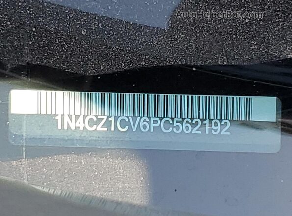 1N4CZ1CV6PC562192 2023 NISSAN LEAF Black Engine compartment view