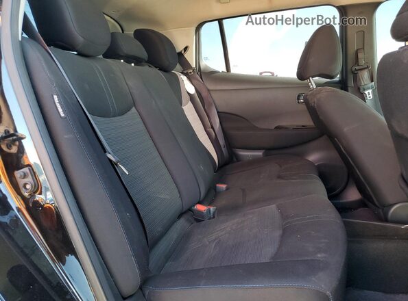 1N4CZ1CV6PC562192 2023 NISSAN LEAF Black Rear seats view