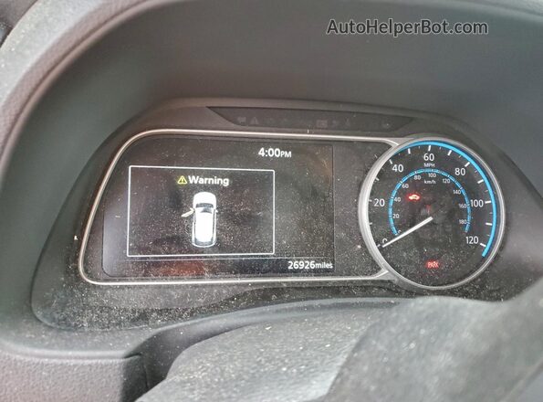 1N4CZ1CV7RC550135 2024 NISSAN LEAF White Vista del cuadro de instrumentos