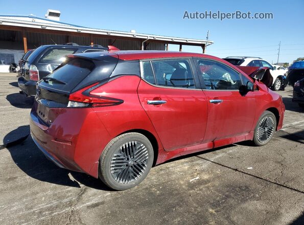 1N4CZ1CV7SC558774 2025 NISSAN LEAF Maroon უკანა მარჯვენა