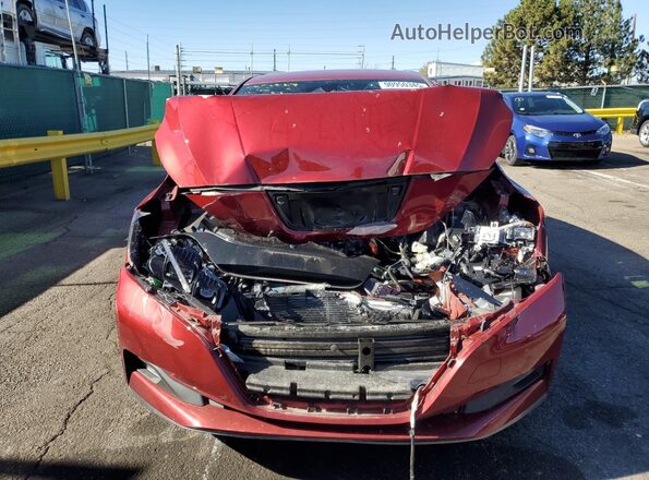 1N4CZ1CV7SC558774 2025 NISSAN LEAF Maroon წინა ხედი