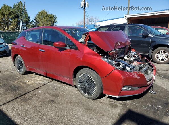 1N4CZ1CV7SC558774 2025 NISSAN LEAF Maroon წინა მარჯვენა