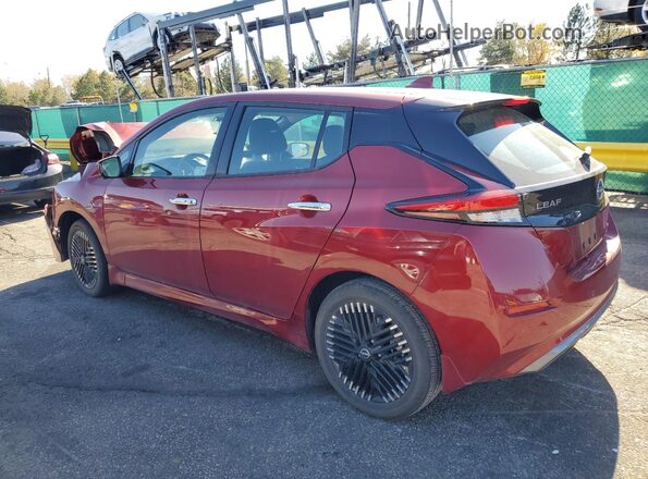 1N4CZ1CV7SC558774 2025 NISSAN LEAF Maroon უკანა მარცხენა