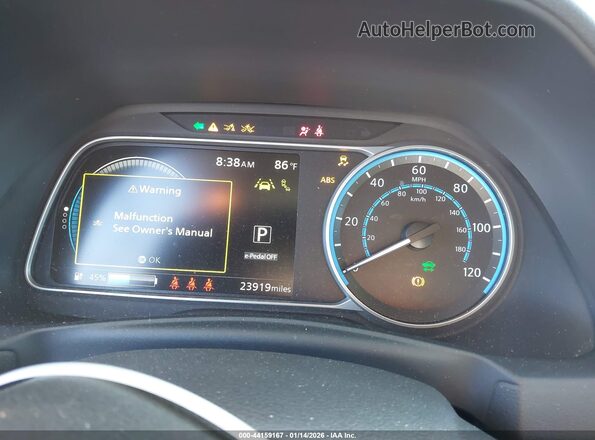 1N4CZ1CV9RC552064 2024 NISSAN LEAF Blue Հետևի նստատեղերի տեսք