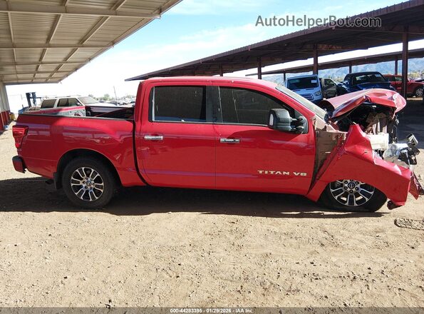 1N6AA1EF1LN503755 2020 NISSAN TITAN Red Rear interior view