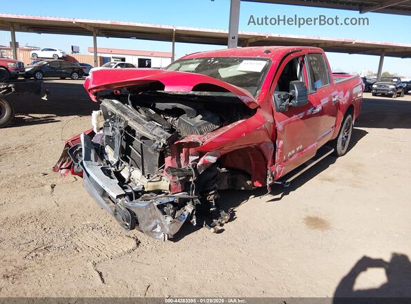 1N6AA1EF1LN503755 2020 NISSAN TITAN Red Front view