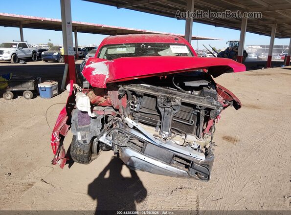 1N6AA1EF1LN503755 2020 NISSAN TITAN Red Instrument cluster view