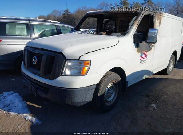 1N6AF0KY1JN802144 2018 NISSAN NV CARGO NV3500 HD White წინა მარცხენა ხედი სამი მეოთხედიდან