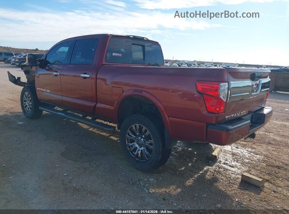 1N6BA1F41GN516397 2016 NISSAN TITAN XD Burgundy Rear left