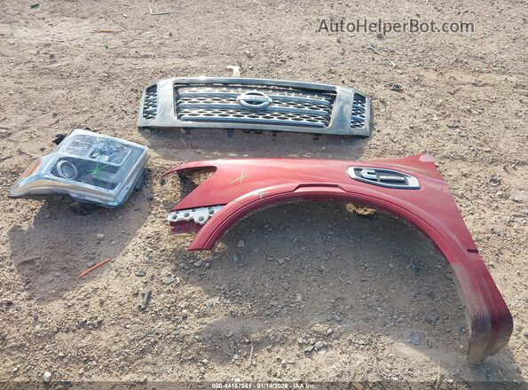 1N6BA1F41GN516397 2016 NISSAN TITAN XD Burgundy Instrument cluster view