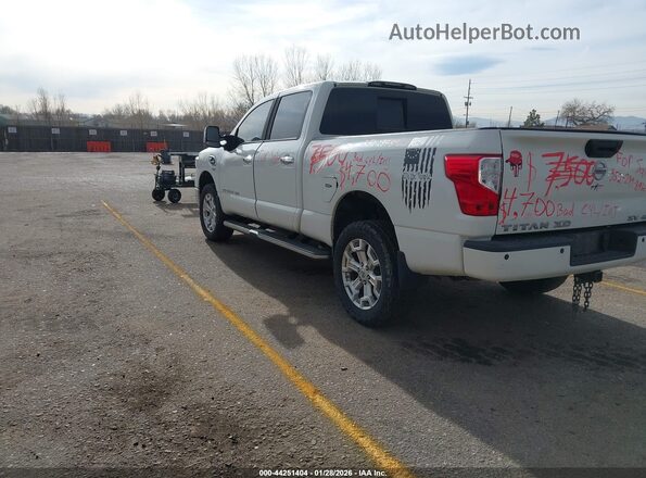 1N6BA1F41HN564628 2017 NISSAN TITAN XD White Trasero izquierdo