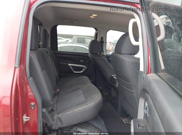 1N6BA1F44JN525974 2018 NISSAN TITAN XD Red VIN კოდის სტიკერის ხედი