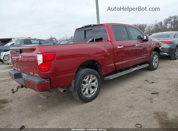 1N6BA1F44JN525974 2018 NISSAN TITAN XD Red უკანა მარჯვენა