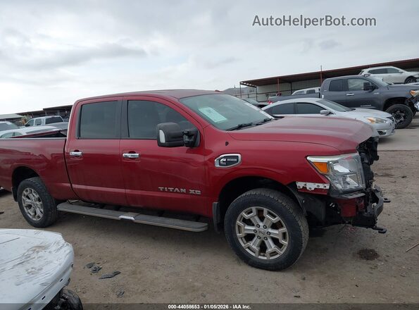 1N6BA1F44JN525974 2018 NISSAN TITAN XD Red სალონის 360-გრადუსიანი ხედი
