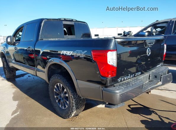 1N6BA1F45HN533768 2017 NISSAN TITAN XD Black Trasero izquierdo