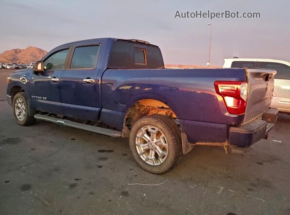 1N6BA1F46HN558601 2017 NISSAN TITAN Blue Tył lewy