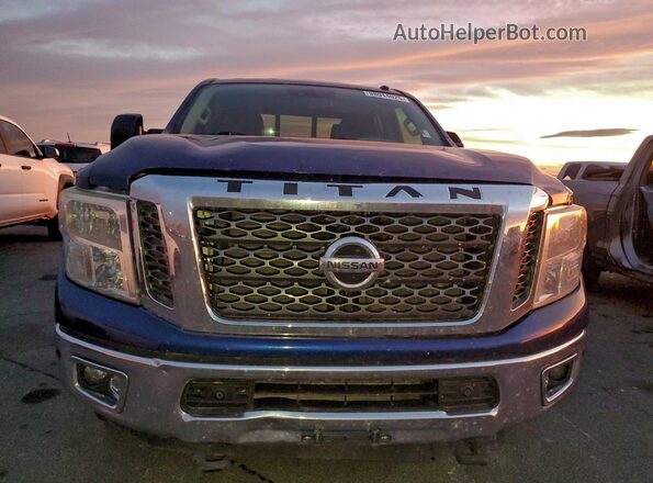 1N6BA1F46HN558601 2017 NISSAN TITAN Blue Widok z przodu
