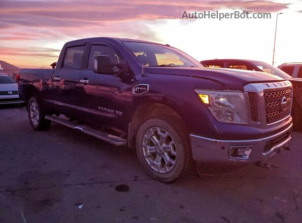 1N6BA1F46HN558601 2017 NISSAN TITAN Blue Przód prawy