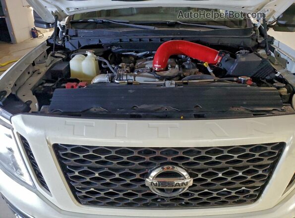 1N6BA1F49KN511134 2019 NISSAN TITAN White უკანა სალონის ხედი