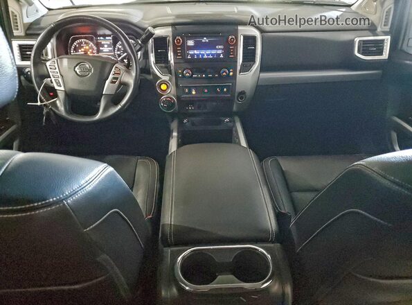 1N6BA1F49KN511134 2019 NISSAN TITAN White წინა პანელის ხედი