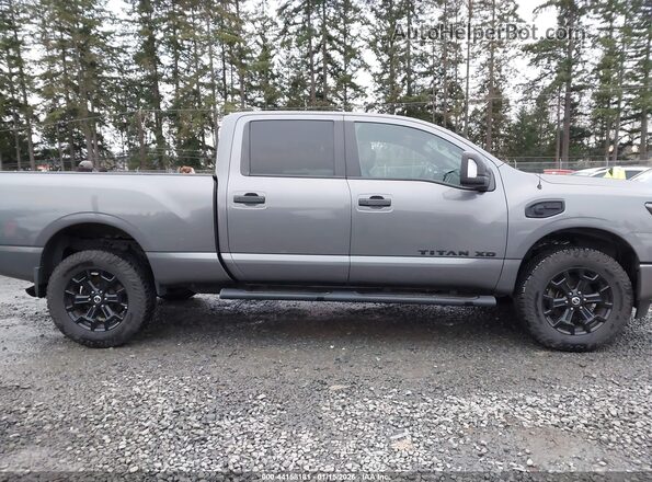 1N6BA1F4XJN550698 2018 NISSAN TITAN XD Gray Սալոնի հետևի տեսք
