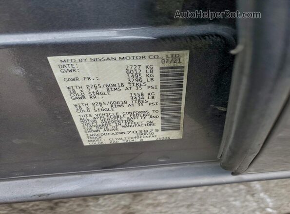 1N6ED0EA2MN703875 2021 NISSAN FRONTIER Gray 