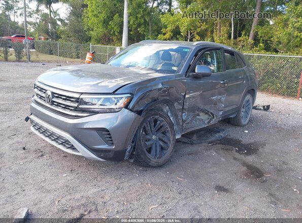 1V25E2CA1LC232700 2020 VOLKSWAGEN ATLAS Gray Vista tres cuartos delantera izquierda