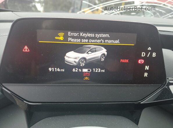 1V25MPE85RC005304 2024 VOLKSWAGEN ID.4 Red Widok zestawu wskaźników