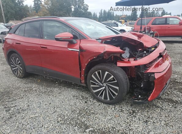 1V25MPE85RC005304 2024 VOLKSWAGEN ID.4 Red Przód prawy