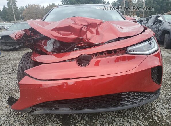 1V25MPE85RC005304 2024 VOLKSWAGEN ID.4 Red Widok z przodu