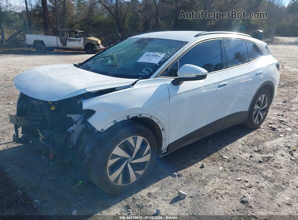 1V2BMPE84RC010349 2024 VOLKSWAGEN ID.4 White წინა მარცხენა ხედი სამი მეოთხედიდან