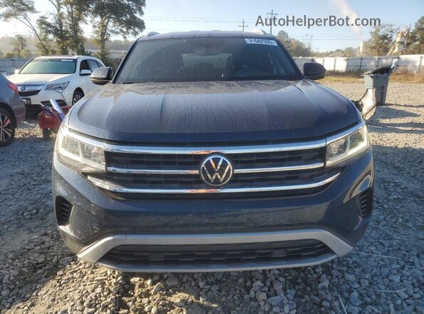 1V2DC2CA7MC217878 2021 VOLKSWAGEN ATLAS Синий Вид спереди
