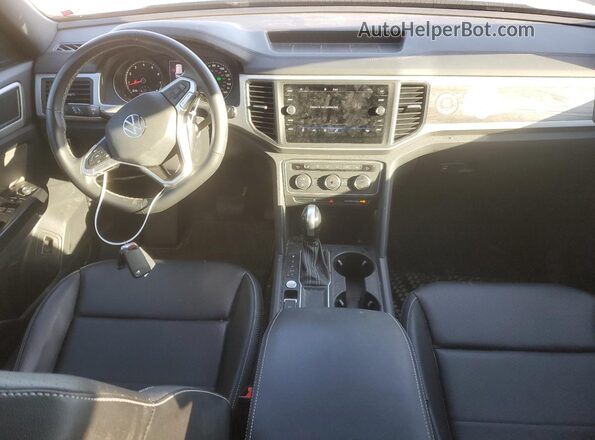 1V2DC2CA7MC217878 2021 VOLKSWAGEN ATLAS Синий Вид панели приборов
