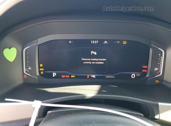 1V2FE2CA1PC228740 2023 VOLKSWAGEN ATLAS White Instrument cluster view