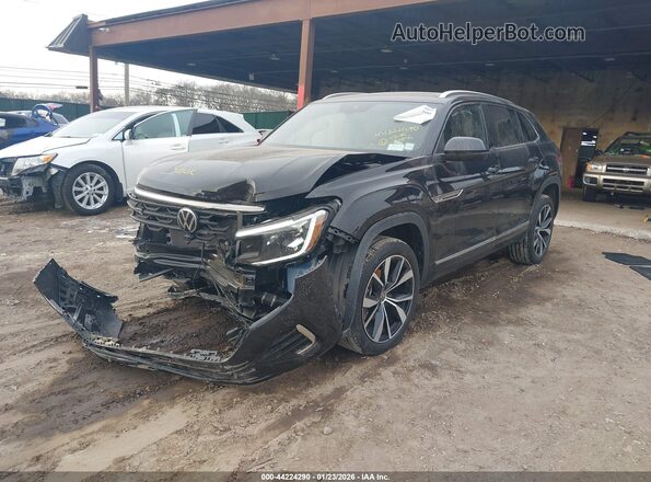 1V2FE2CAXSC206406 2025 VOLKSWAGEN ATLAS Black Vista tres cuartos delantera izquierda