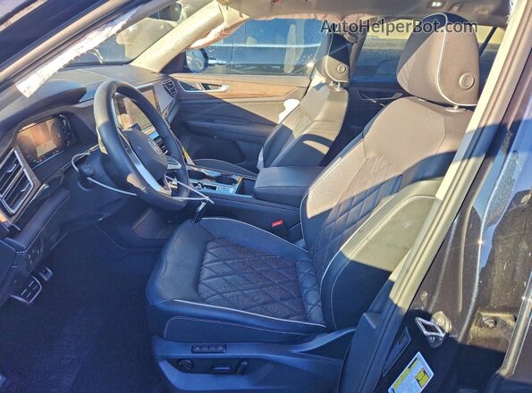 1V2FR2CA8SC527882 2025 VOLKSWAGEN ATLAS Black Widok wnętrza z przodu