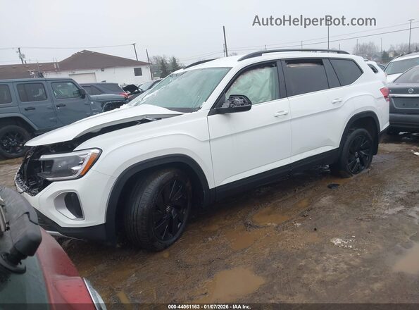 1V2HR2CA7RC593228 2024 VOLKSWAGEN ATLAS White წინა მარცხენა ხედი სამი მეოთხედიდან