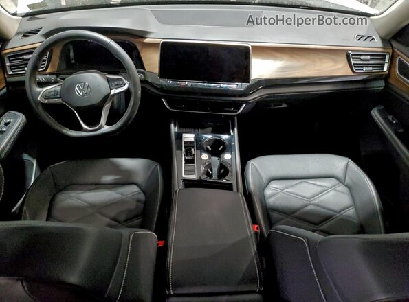 1V2HR2CA8SC522321 2025 VOLKSWAGEN ATLAS White წინა პანელის ხედი