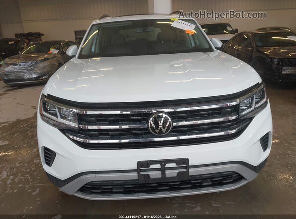 1V2JR2CA1PC548834 2023 VOLKSWAGEN ATLAS White Widok zestawu wskaźników