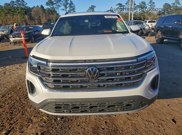 1V2JR2CAXSC528994 2025 VOLKSWAGEN ATLAS White Դիմացի տեսք