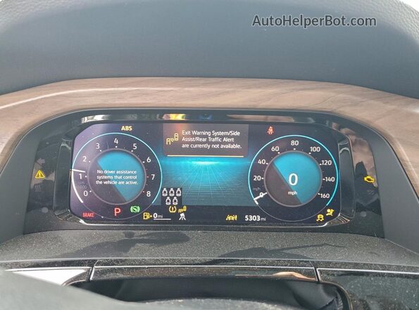 1V2KR2CA5SC535677 2025 VOLKSWAGEN ATLAS White Instrument cluster view