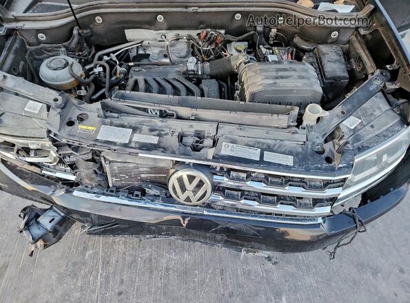 1V2MR2CA6JC549207 2018 VOLKSWAGEN ATLAS Black Vista del compartimento del motor