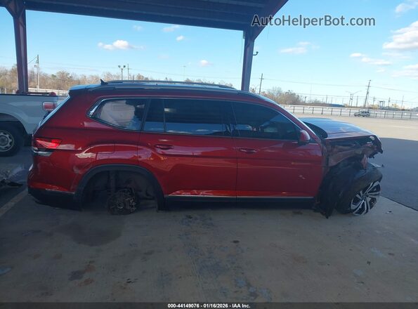 1V2TP2CA4MC587427 2021 VOLKSWAGEN ATLAS Red 360 interior view