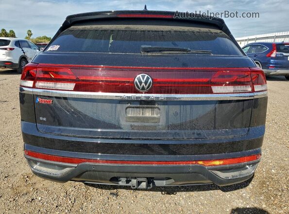 1V2WE2CA7RC222556 2024 VOLKSWAGEN ATLAS Black Widok z tyłu