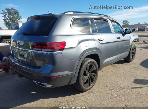 1V2WR2CA2NC525064 2022 VOLKSWAGEN ATLAS Gray Задня права чверть