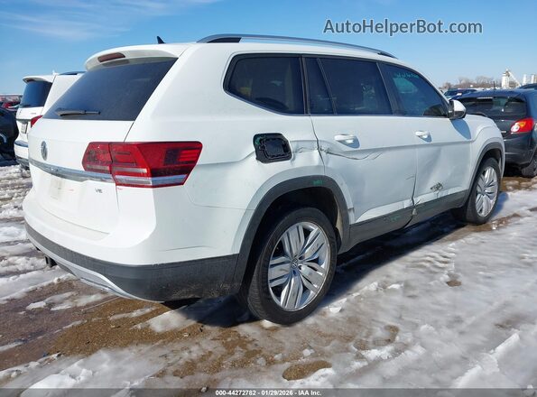 1V2WR2CA9KC568005 2019 VOLKSWAGEN ATLAS Белый Задняя правая четверть