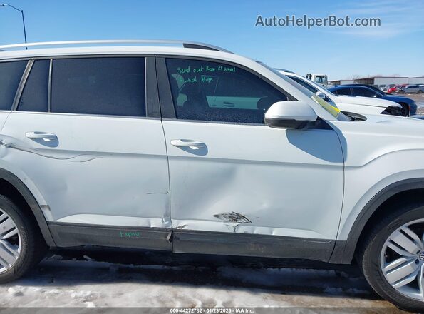1V2WR2CA9KC568005 2019 VOLKSWAGEN ATLAS Белый Вид задней части салона