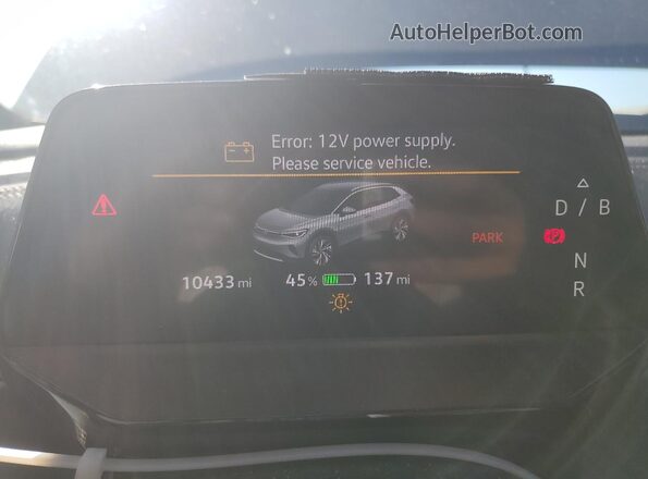 1V2WSPE81RC022370 2024 VOLKSWAGEN ID.4 Gray Instrument cluster view