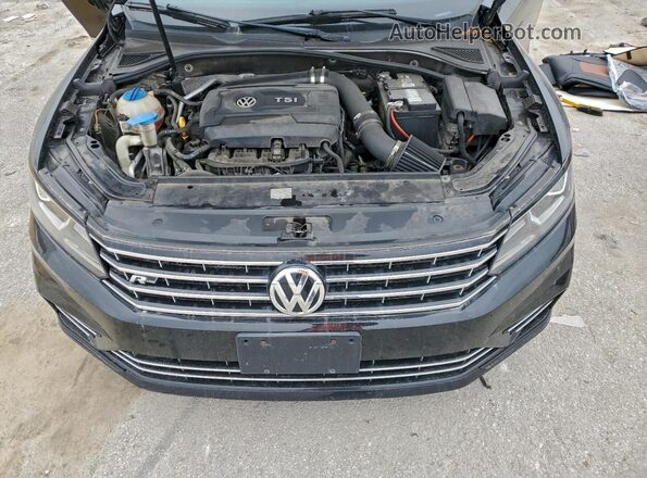 1VWAS7A3XGC045257 2016 VOLKSWAGEN PASSAT Black უკანა სალონის ხედი