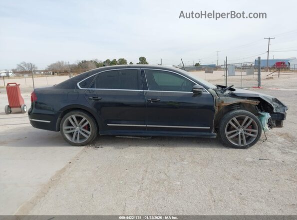 1VWDT7A31HC028634 2017 VOLKSWAGEN PASSAT Black Widok wnętrza z tyłu
